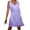 Purple, variant on Women’s Dresses Flapper Dresses Fringe Mini Dresses (Black M)
