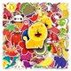 thumbnail image 1 of Paquete de pegatinas con diseño de frutas y animales, 50 unidades, vinilo impermeable de 5 a 8 cm, 1 of 2