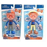 Blippi Bendable Toy Figures - Includes Both Blippi and Blippi Explorer, Educational Toys, 2 Figures Total