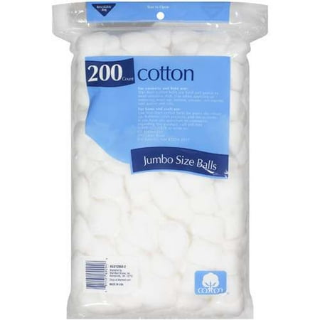 Cotton Jumbo Size Balls 200 CT