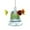 B, variant on EARKITY Mason Jar Hummingbird Feeder for Outdoors Hanging, Glass Humming Bird Feeders with 4 Feeding Ports, Top Fill Leak-Proof Design Easy to Use and Clean, Silicone Flowers