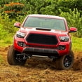 thumbnail image 2 of Spec-D Tuning Rivet Style Black Studded S/S Hood Grille Insert 1PC Compatible with 2016-2018 Toyota Tacoma, 2 of 7