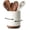 White, variant on Utensil Holder, 360° Rotating Extra Large Ceramic Kitchen Utensil Holder for Countertop, 7.3“ Cooking Utensil Crocks for Kitchen Counter with Rotatable Wooden Base, Farmhouse Decor, White