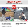 thumbnail image 5 of Pet Dogs Waterproof Raincoat,Lightweight Dog Rainwear Rainjacket,Windproof Snow-Proof Dog Hoodie Clothes, 5 of 10