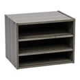 thumbnail image 1 of IRIS USA Boîte à Cubes de Rangement Modulaire en Bois avec Étagères Réglables, Gris, 1 of 5