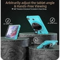 thumbnail image 3 of For Samsung Galaxy Tab A7 Lite T220 / T225 Shockproof TPU + PC Tablet Case with Holder & Pen Slot & Shoulder Strap, 3 of 5
