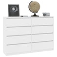 thumbnail image 4 of vidaXL Sideboard Concrete Gray 55.1"x13.7"x39" Chipboard, 4 of 36