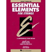 Essential Elements for Strings Violin Book 1 Beginner Violin Method with Fingerings Bowings and Music Theory Hal Leonard, (Paperback)