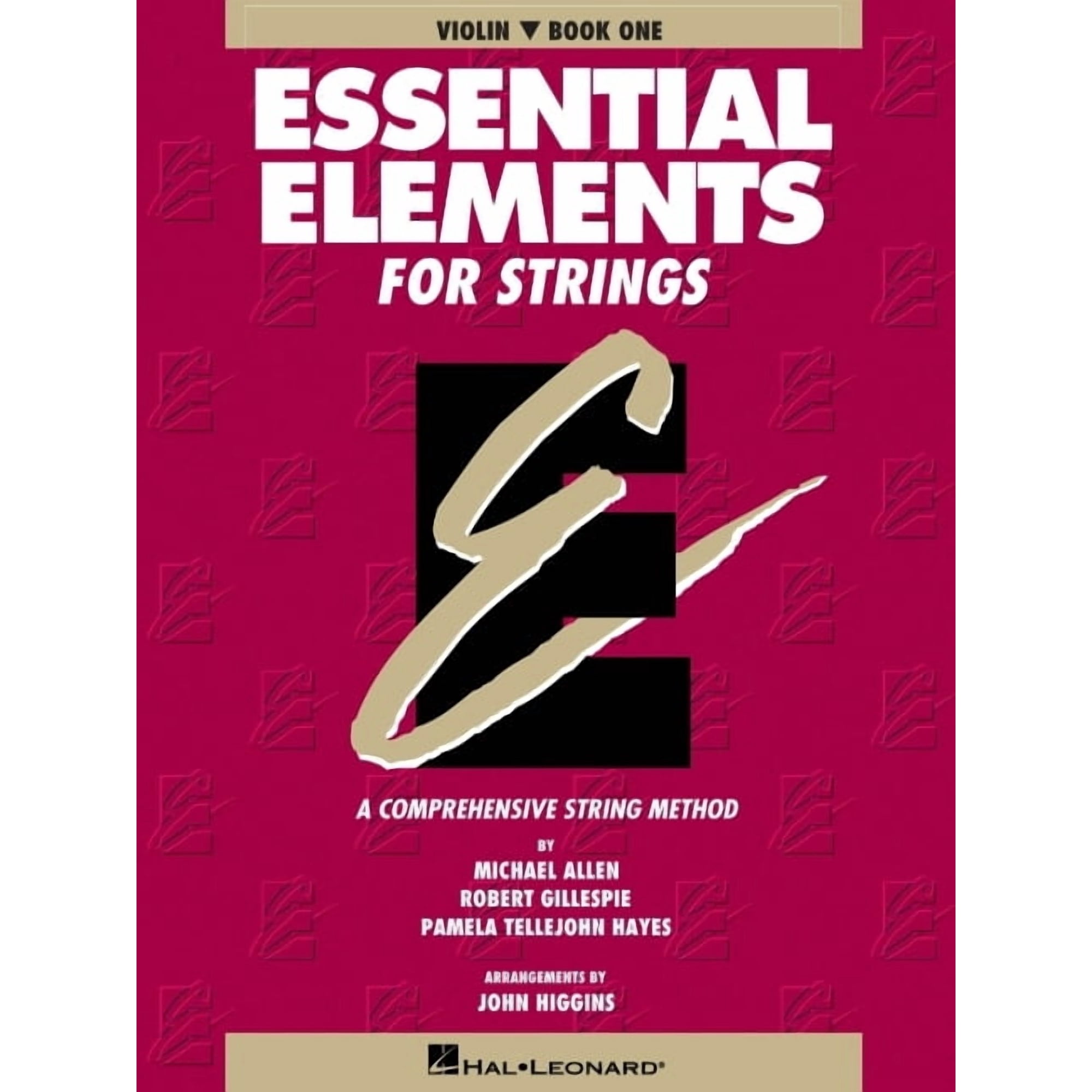 Essential Elements for Strings Violin Book 1 Beginner Violin Method with Fingerings Bowings and Music Theory Hal Leonard, (Paperback)