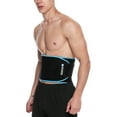 thumbnail image 2 of BOER Adjustable Sweat Waist Belt with Pockets for Sports & Daily Use, Black, Size L, Durable & Comfortable Design, 2 of 6
