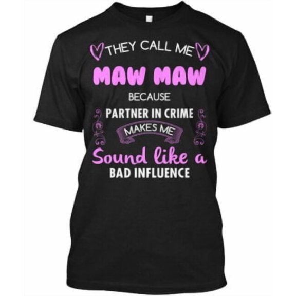 Velto Maw Partner In Crime T-Shirt Made in the USA All Size S-5XL