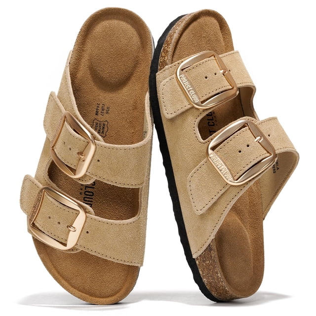 Sandalias Project Cloud Santorini de cuero genuino con memory foam