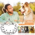thumbnail image 1 of Xihbxyly Collar de Metal para Perro, Diseño de Acero Inoxidable Resistente, Eslabones de Cadena Ajustables, Hebilla de Seguridad, para Adiestramiento Canino, Paseos, Duradero y Cómodo, Talla Única., 1 of 5