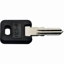 Kaba Ilco Corp. FIC3-P Black Plastic Head Vehicle Key - Mechanical Key - Pack of 5
