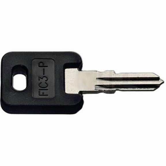 Kaba-Ilco FIC3-P Black Plastic Head Vehicle Key - Pack of 5
