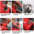 thumbnail image 5 of Kit de reparación de roscas para tornillos M6, incluye 25 dados para tornillos y 2 llaves de reparación, material resistente a la corrosión de alta calidad, fácil de usar para reforzar las roscas de, 5 of 5