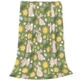 thumbnail image 2 of Fuzoiu Happy Easter Print Ultra-Soft Micro Fleece Blanket,All Seasons Flannel Throw, Lightweight Blanket for Bed, Sofa, Couch, Movie Night, Camping, and Travel-60"x50", 2 of 7
