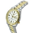 thumbnail image 3 of Seiko 5 Two Tone Stainless Steel White Dial 21 Jewels Automatic SNKE04J1 Unisex Watch, 3 of 4