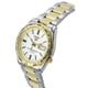 thumbnail image 3 of Seiko 5 Two Tone Stainless Steel White Dial 21 Jewels Automatic SNKE04J1 Unisex Watch, 3 of 4