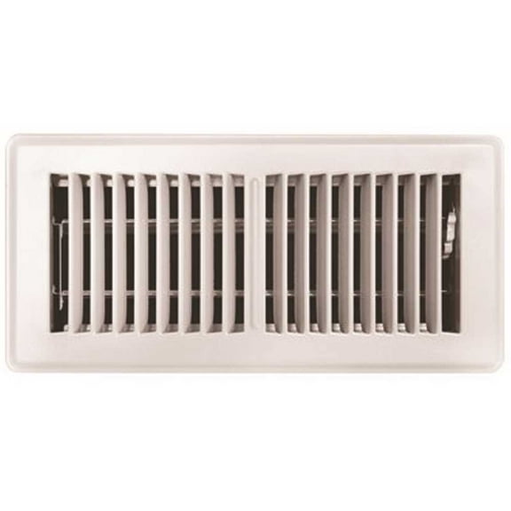 TruAire 150MW 04X10 4 in. x 10 in. White Floor Register