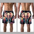 thumbnail image 3 of luoweisi Men's Beach Shorts Quick Dry Swim Trunks with Mesh Lining Elephant XL, 3 of 5