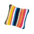 thumbnail image 1 of DIY Latch Hook Set Throw Pillow Covers Craft Sets with printed canvas for Embroidery Carpet Strip, 1 of 9