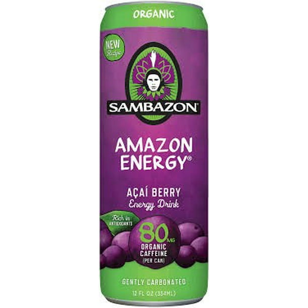 Sambazon Amazon Original Acai Berry Energy Drink, 12 Fl. Oz. Walmart