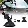 thumbnail image 2 of Universal Car Suction Cup Mount for Dash Cam, 360° Adjustable Dashboard Holder with Multi-Adapter for Driving Video Recorder, 2 of 5