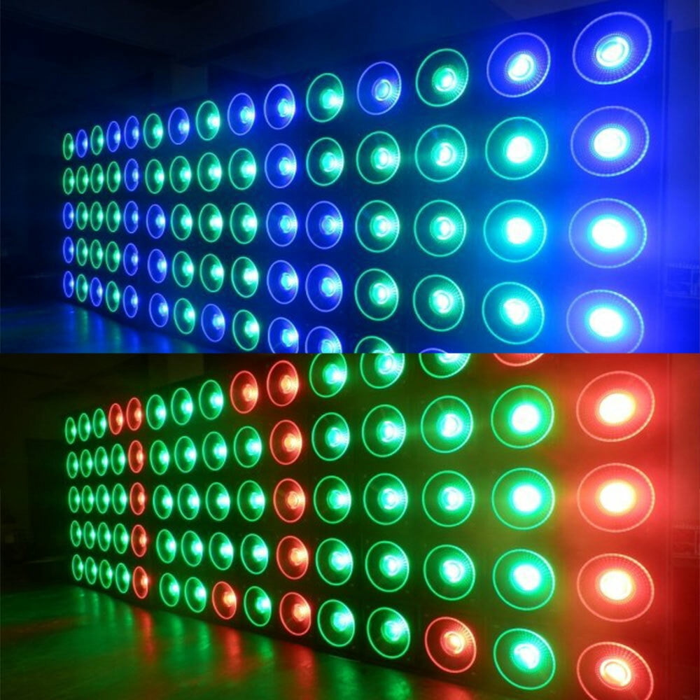 800W RGB LED Wall Wash Light Panel DMX Stage Lighting Strobe DJ Disco Bar Light