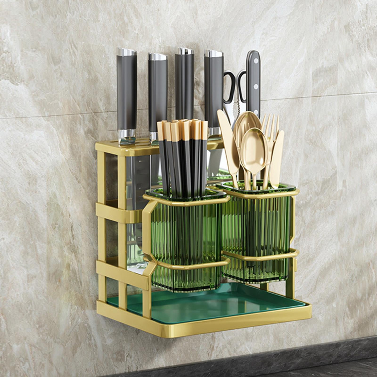 Fiocias Kitchen Utensil Holder, Kitchen Counter Utensil Organizer, Organizer Spoon Rack Style B