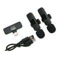 thumbnail image 3 of Lavalier Lapel Microphone, Intelligent Noise Reduction Plug And Play Wireless Lavalier Microphone  For Mobile Phones For Tablets Type C Port, 3 of 8