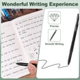 thumbnail image 3 of Uxcell Gel Pen Medium Point 0.5mm, 12 Pack Smooth Black Gel Ink Rollerball Pen for Home Office Writing Note Taking Journaling Business, Style 9, 3 of 6
