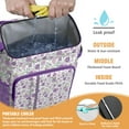 thumbnail image 2 of Travel Cooler Bag - Pioneer Flower Floral Print Pattern Camping Beer Cooler Backpack with Bottle Opener- Waterproof Insulated Picnic Backpacks - Cooler Bag for Beach, 2 of 6