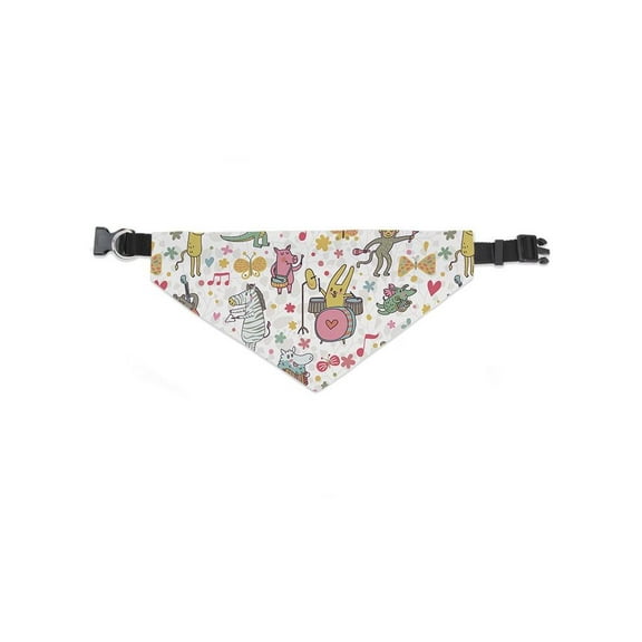 Musician Animal Seamless Pattern Bandana  -Image by Shutterstock,  Medium