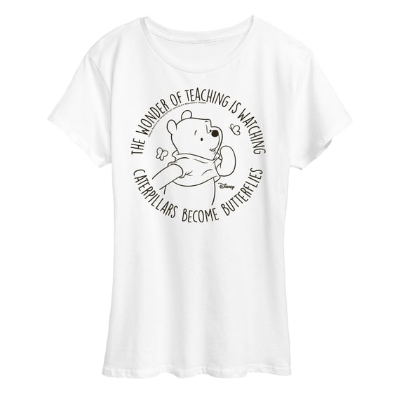 Winnie The Pooh - The Wonder Of Teaching - Women's Short Sleeve Graphic T-Shirt