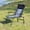 Black-Grey, variant on Camping Lounge Chair, Portable Folding Reclining Camping Chair With Adjustable Backrest For Indoor And Outdoor Camping Beach Hiking Fishing, Green black grey,Black-Grey