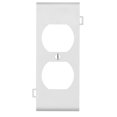 thumbnail image 2 of Leviton Sectional Center Wall Plate - Duplex Receptacle, Toggle, Unbreakable - White, 2 of 4