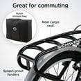 thumbnail image 4 of Schwinn 20-Inch Loop Folding Bike, Black, 4 of 5