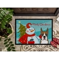 thumbnail image 3 of Carolines Treasures BB1843JMAT Snowman With Boxer Indoor & Outdoor Mat- 24 x 36 in., 3 of 4