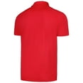 thumbnail image 3 of Men's Levelwear Red Cleveland Guardians Sector Batter Up Raglan Polo, 3 of 3