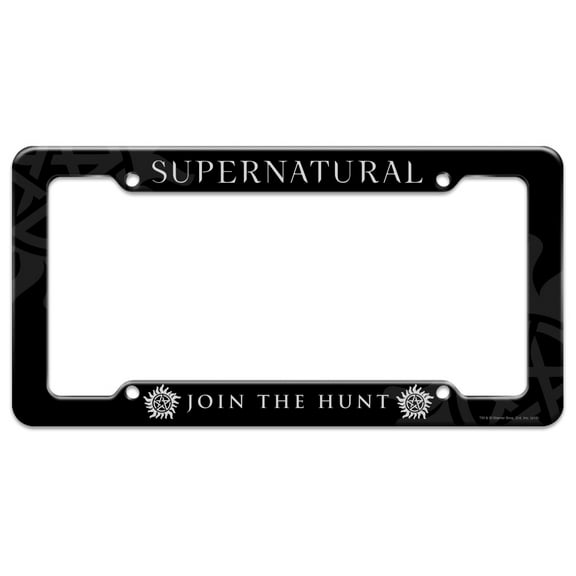 Supernatural Anti Possession Symbol License Plate Tag Frame