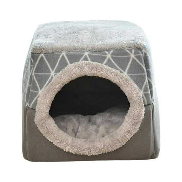 Esquirla - En Kleine Hondenmand voor Antislipbodem Duurzame Overdekte mand Leuke Tent Gray L