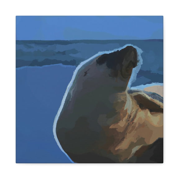 Sea Lion Pop Pop - Canvas
