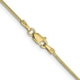 thumbnail image 3 of Solid 14K Yellow Gold 1.3mm Round Snake with Lobster Lock Chain - 24", 3 of 8