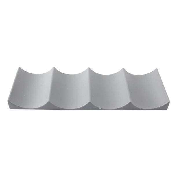 Estante para botellas Yuarrent Soporte para latas Base antideslizante gris oscuro
