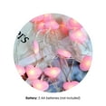 thumbnail image 6 of Fairy Light Romantic Warm Atmosphere Home Decoration Fabric Love Heart LED Hanging Lamp for Valentines Day-Pink,3, 6 of 8