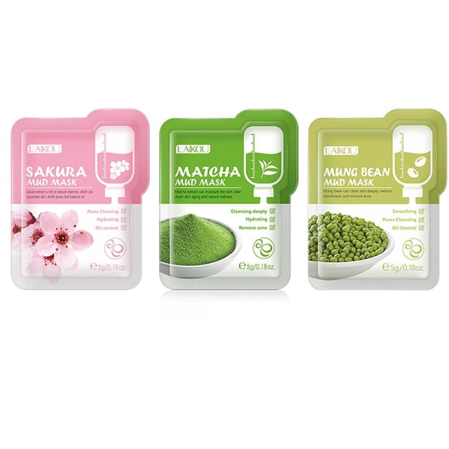 Mascarilla facial de arcilla Mascarilla facial de barro de arcilla antienvejecimiento Productos para el cuidado de la belleza (Sakura) Likrtyny Cuidado Belleza