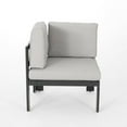 thumbnail image 6 of Miekor Furniture Dursley Outdoor Aluminum V Shape Sofa Sectional B5A9925, 6 of 9