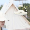 thumbnail image 3 of CEORPER 2 in 1 Camping Fan Hanging Fan with LED Lamp 2400mAh 7'' Tent Fan for Unisex, 3 of 15