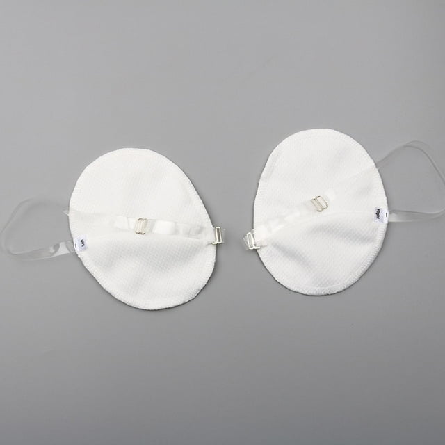 1 Par de Almohadillas para El Sudor para Las Axilas, Reutilizables con Correa para El Hombro, Protector para El Sudor para Las Axilas para El Verano, , Blanco con Malla Baoblaze Almohadilla para el sudor de las axilas